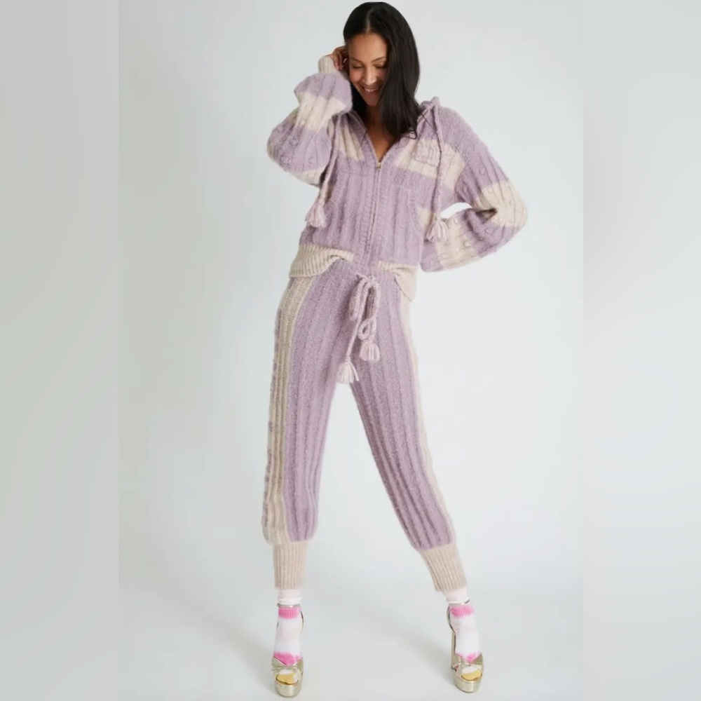NWT LoveShackFancy Landana Knit Joggers